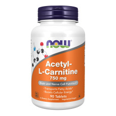 Ацетил Л-Карнітин, Acetyl L-Carnitine 750mg - 90 tabs