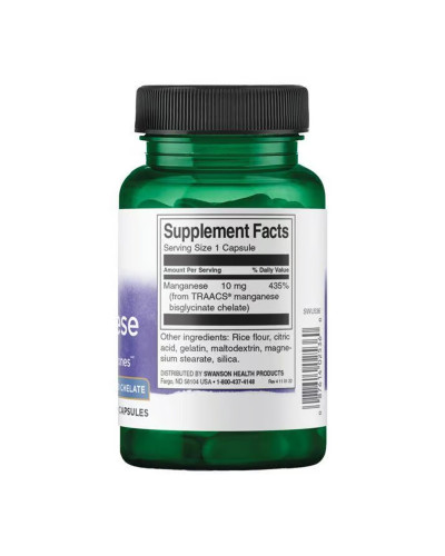 Albion Manganese 10mg - 180 caps