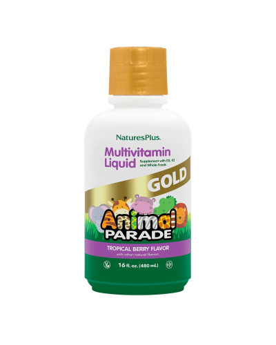 Animal Parade Gold Multivitamin Liquid - 480 ml Tropical Berry