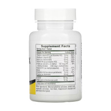 Комплекс Вітамінів Групи B з Рисовими Висівками, B-Complex with Rice Bran - 90 tabs