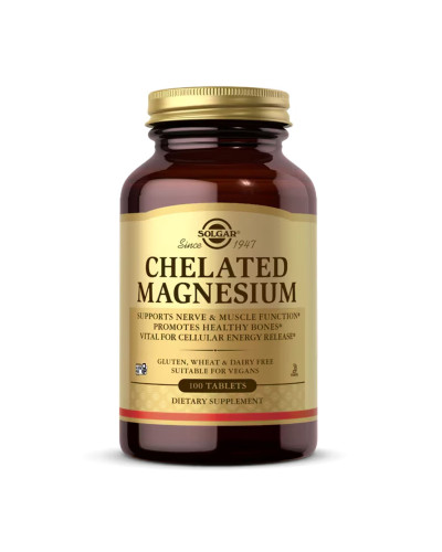 Chelated Magnesium - 100 tabs