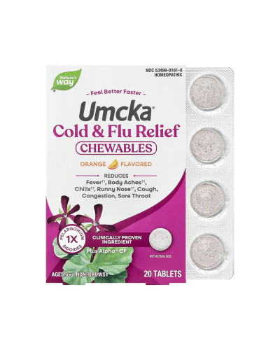 Cold + Flu Relief - 20 tabs Orange