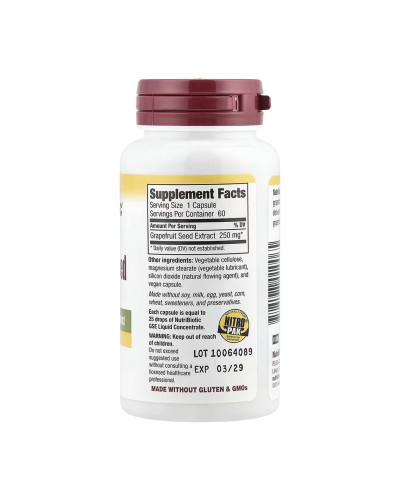 Grapefruit Seed Extract 250mg - 60 caps