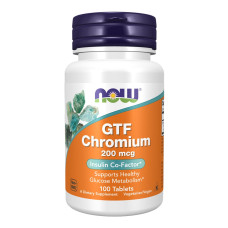 Хром, GTF Chromium 200mcg - 100 tabs