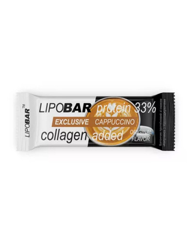 Протеїновий батончик, Lipobar Exclusive - 50g Capuccino