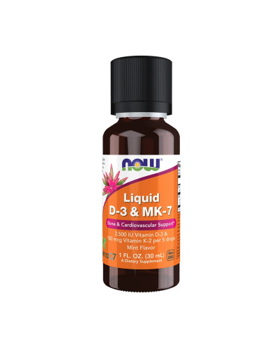 Рідкий вітамін Д3 і МК-7(К2), Liquid Vit D-3 & MK-7 - 30ml