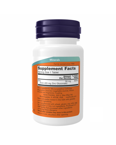 Zinc Gluconate 50 mg - 250 tabs