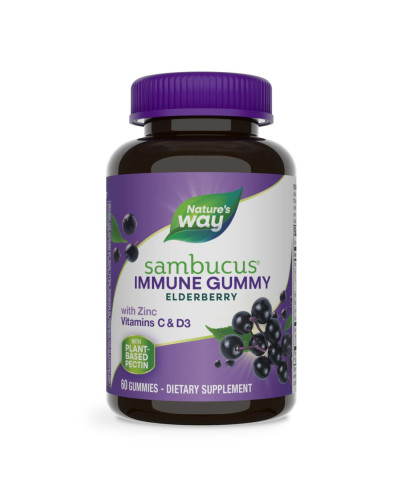 Чорна бузина з вітаміном C та Цинком, Sambucus Immune Support - 60 gummies