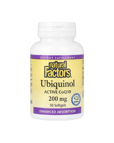 Ubiquinol CoQ10 200mg - 30 softgels