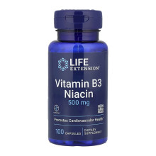 Vitamin B3 Niacin 500 mg - 100 caps
