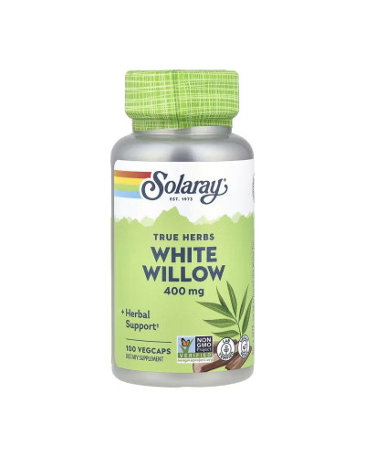 Кора білої верби, White Willow Bark 400mg - 100 vcaps