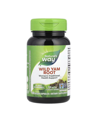 Wild Yam - 100 vcaps (Пошкоджена банка)