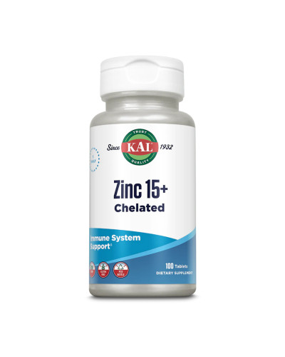 Zinc 15+ Chelated - 100 tabs