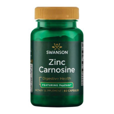 Цинк Карнозин, Zinc Carnosine Featuring Pepzingi - 60 сaps