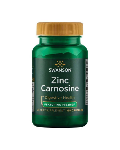 Цинк Карнозин, Zinc Carnosine Featuring Pepzingi - 60 сaps
