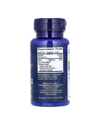 Морський йод, Sea-Iodine™ 1000mcg - 60 vcaps