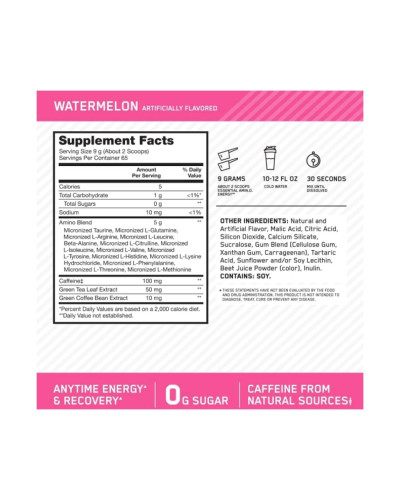 Комплекс амінокислот, Amino Energy - 585g Watermelon