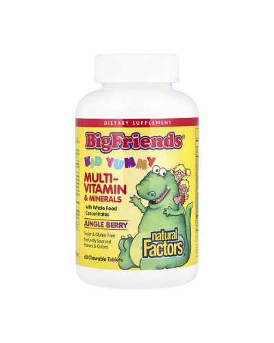BigFriends Chewable Multivitamin & Minerals - 60 tabs