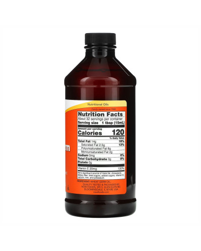 Олія зародків пшениці, Wheat Germ Oil - 16 oz Liquid