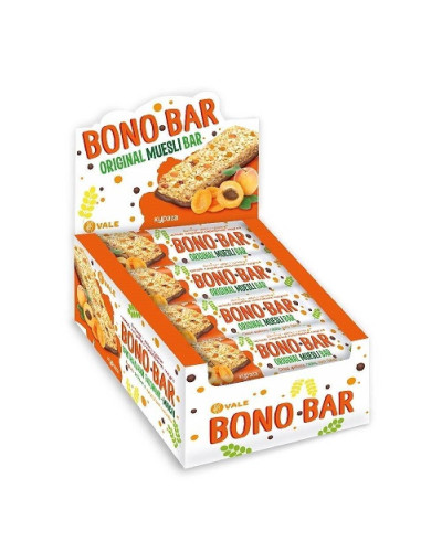 Мюслі батончики, Bono Bar Original Muesli - 20х40g Apricots