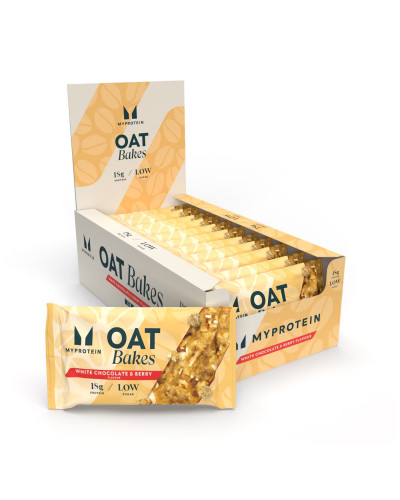 Oat Bakes - 12x75g White Choc & Berry Flavour