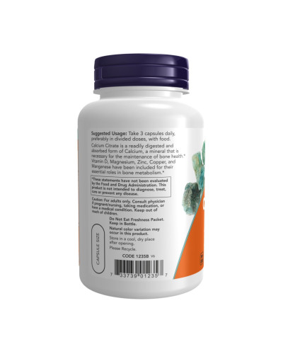 Calcium Citrate Caps - 240 vcaps