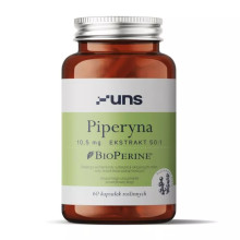 Екстракт плодів чорного перцю, Piperyna - 60 caps