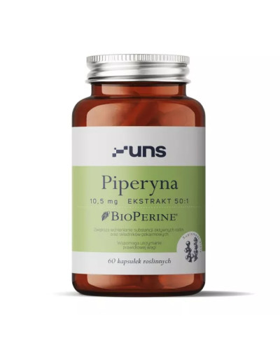 Екстракт плодів чорного перцю, Piperyna - 60 caps