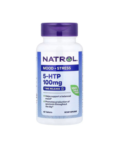 5-HTP 100mg Time Release - 45 tabs