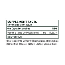 Метилкобаламін, Methylcobalamin - 60 caps