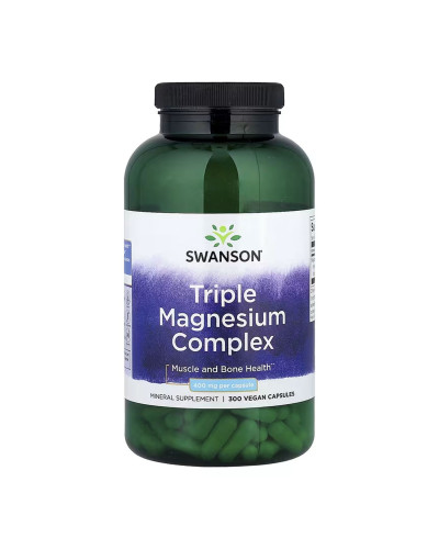 Комплекс із потрійним магнієм, Triple Magnesium Complex 400mg - 300caps