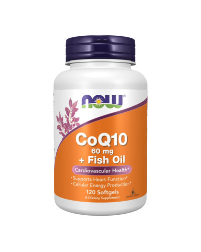 CoQ10 60mg + Fish Oil - 120 sgels