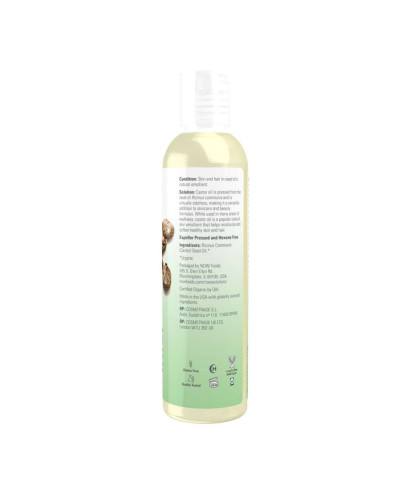 Касторова олія, Organic Castor Oil - 237ml