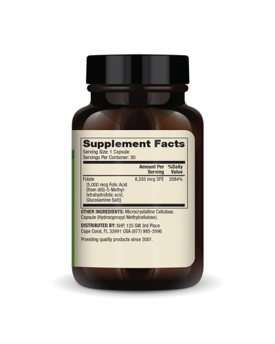Метил Фолат, Methyl Folate - 30 caps
