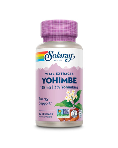 Йохімбе, Yohimbe Bark Extract - 60 caps