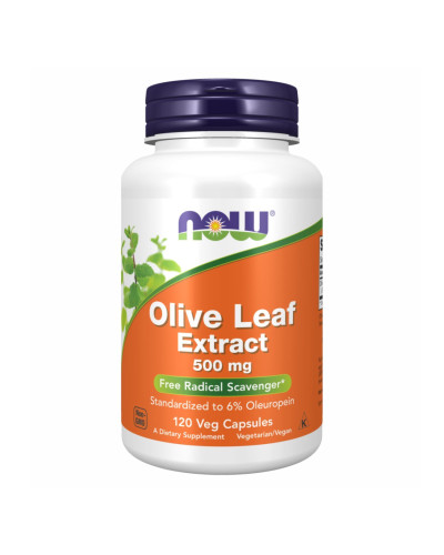 Екстракт листя оливи, Olive Leaf Extract 500mg - 120 vcaps