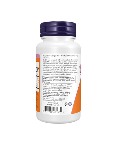 CoQ10 60mg + Fish Oil - 120 sgels