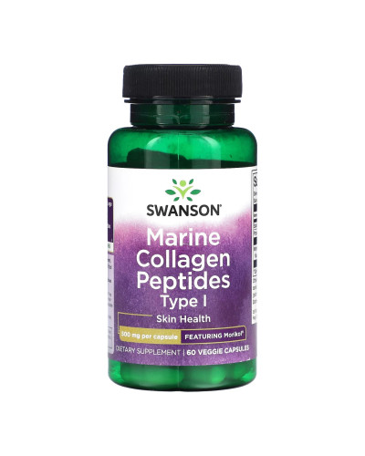 Marine Collagen Peptides Type I Featuring Morikol 500mg - 60 vcaps