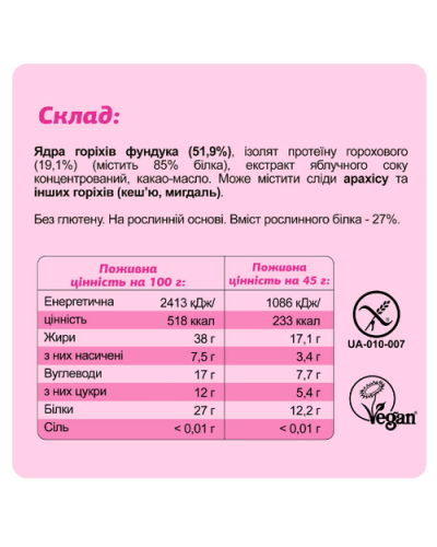Протеїнові батончики, FIZI Protein Box - 10x45g