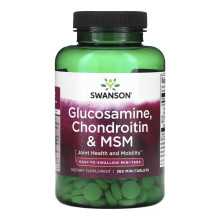 Glucosamine, Chondroitin & Msm Mini Tabs - 360 tabs