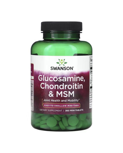 Glucosamine, Chondroitin & Msm Mini Tabs - 360 tabs