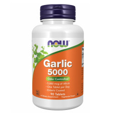 Часник, Garlic 5000 Enteric - 90 tabs
