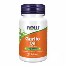Часникова олія, Garlic Oil 1500mg - 100 софтгелей