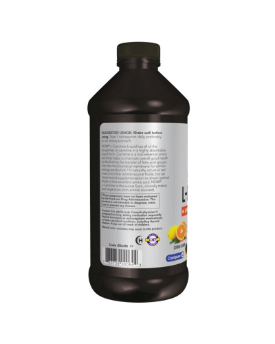Рідкий Л-карнітин, Carnitine Liquid 3000mg - 473ml