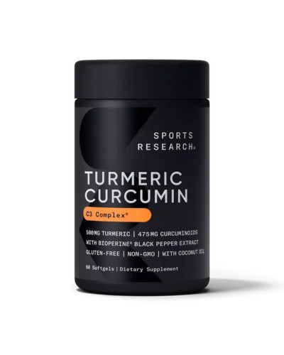 Куркумін, Turmeric Curcumin C3 Complex 500mg - 60 softgels