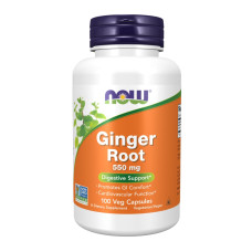 Корінь імбиру, Ginger Root 550mg - 100 vcaps