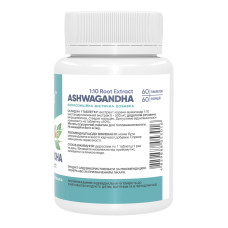 Ashwagandha 1:10 Root Extract 500mg - 60 tabs