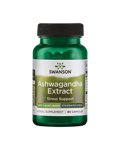 Ashwagandha Extract Standardized 450mg - 60 caps