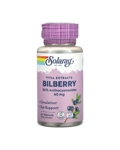 Bilberry Berry Extract 60mg - 60 vcaps