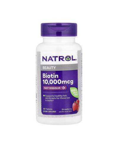 Biotin 10,000mcg - 60 tabs